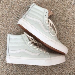 Mint Blue SK8-Hi Vans